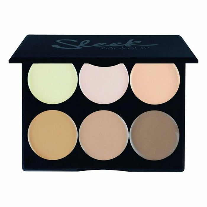 Paleta Sleek Cream Contour Kit Iluminador Maquillaje Light