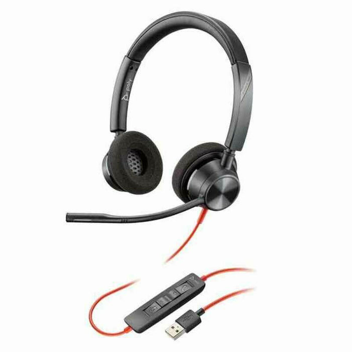 Auriculares de Diadema Poly BW3320 USB-A Negro