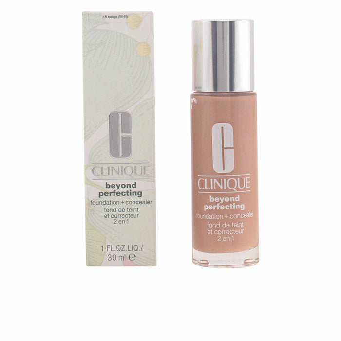 Base de Maquillaje Fluida Clinique Beyond Perfecting 2 en 1 15-beige (30 ml)