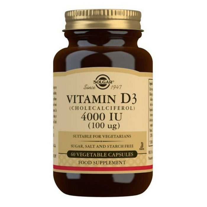 Vitamin D3 Solgar E52907 Vegetable capsules (60 uds)