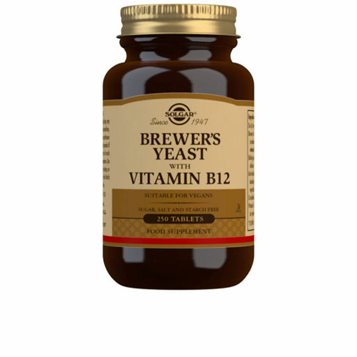 Levadura de Cerveza con Vitamina B12 Solgar   250 Unidades