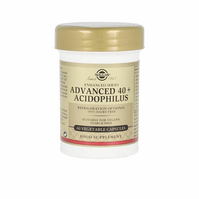 Suplemento digestivo Solgar Advanced 40+ Acidophilus 60 unidades