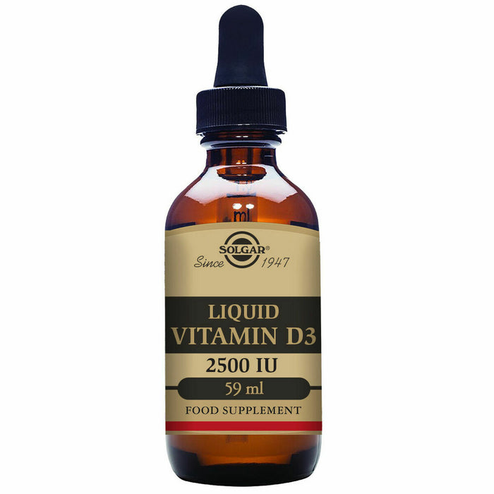 Vitamine D3 liquide Solgar 2500 iu