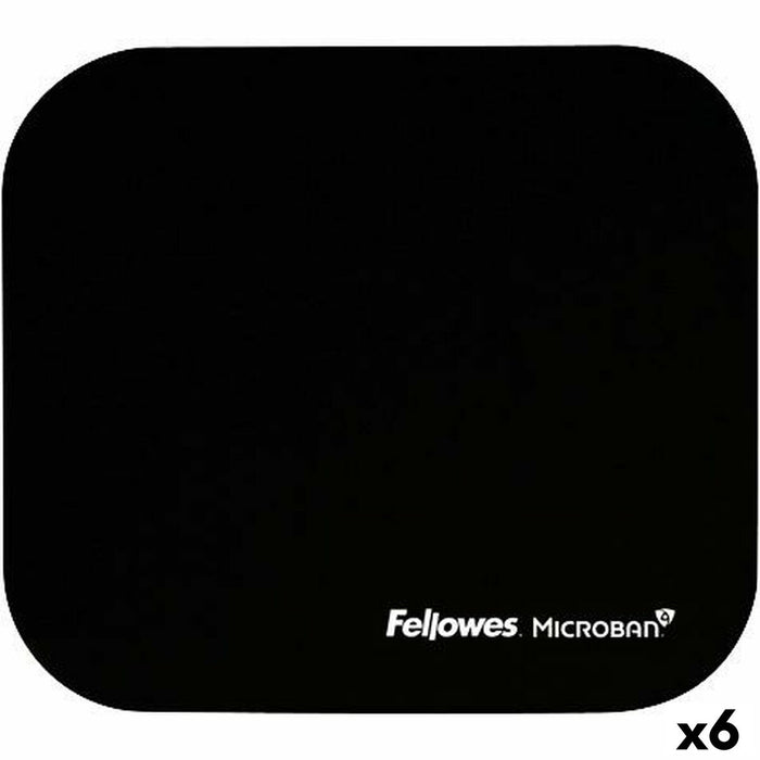 Non-slip Mat Fellowes    Black Natural rubber (6 Units)