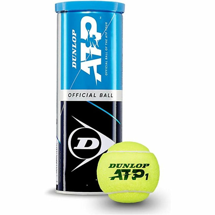 Tennis Balls Dunlop Dunlop ATP Yellow Multicolour Water