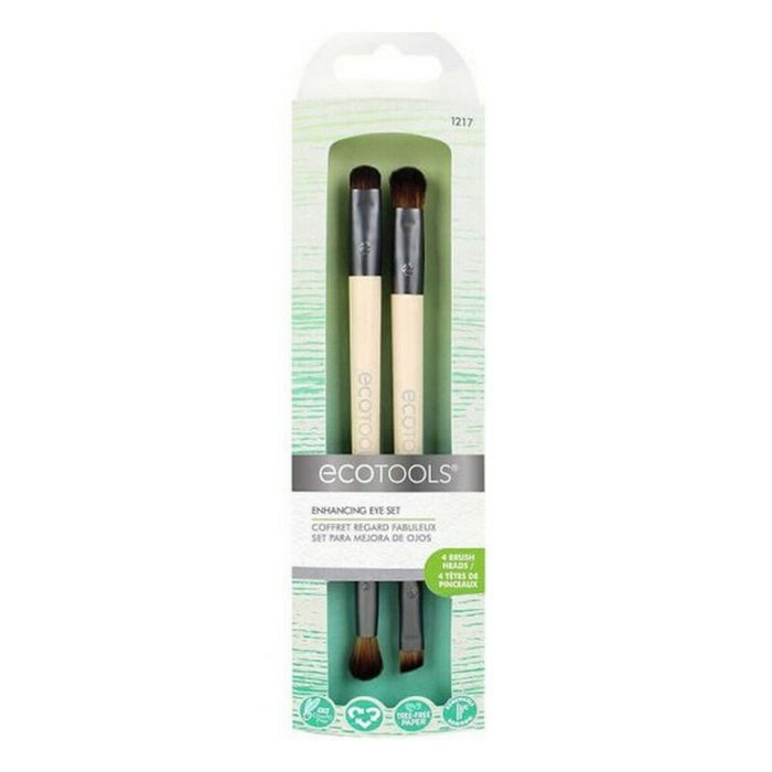 Set de Brochas de Maquillaje Eye Enhancing Ecotools 1217 (2 pcs) 2 Piezas