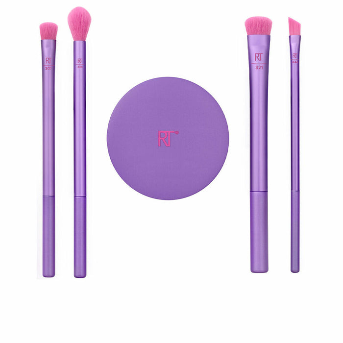 Set of Make-up Brushes Real Techniques Brow Styling Fuchsia 5 Pieces