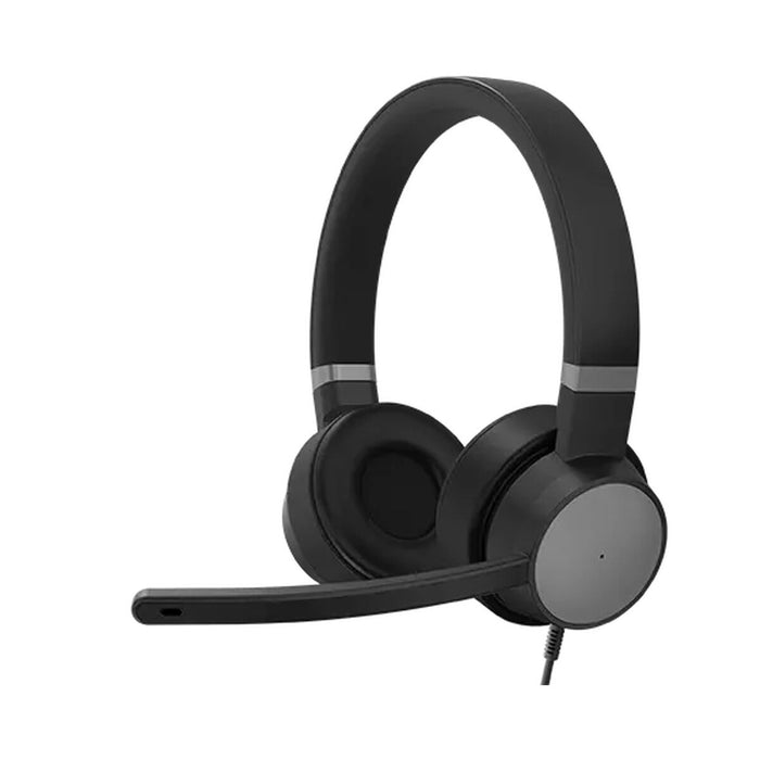 Auriculares con Micrófono Lenovo Negro