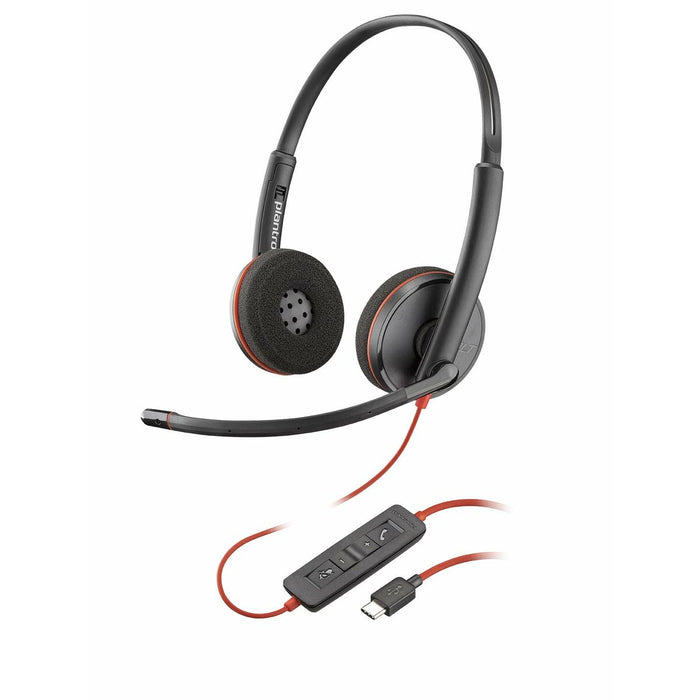 Auriculares con Micrófono Poly C3220 Negro