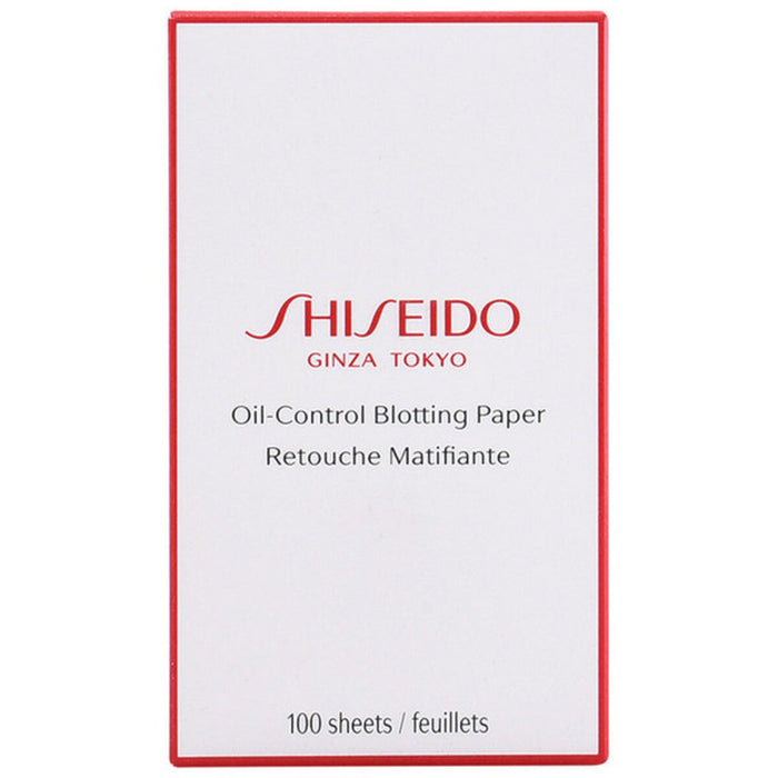 Fueuilles en Papier Astringent Shiseido The Essentials (100 Unités)