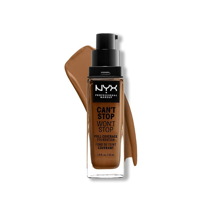 Base de Maquillaje Cremosa NYX Can't Stop Won't Stop Warm mahogany 30 ml