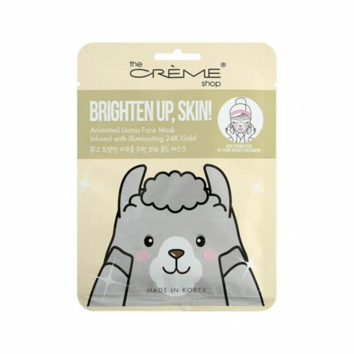 Mascarilla Facial The Crème Shop Brighten Up, Skin! Llama (25 g)