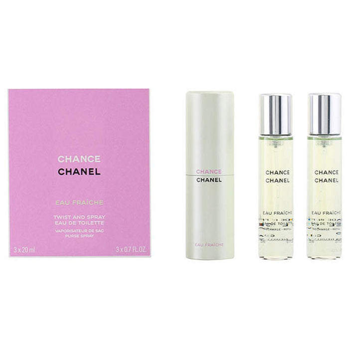 Women's Perfume Set Chance Eau Fraiche Chanel Chance Eau Fraiche (3 pcs)