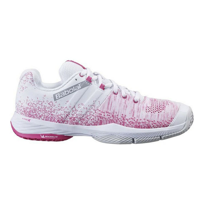 Chaussures de Padel pour Adultes Babolat Sensa Women Blanc