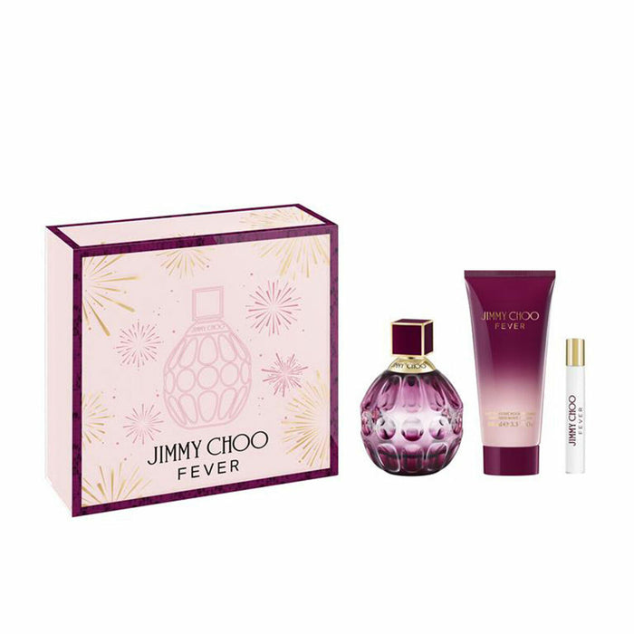 Set de Perfume Mujer Jimmy Choo FEVER 3 Piezas