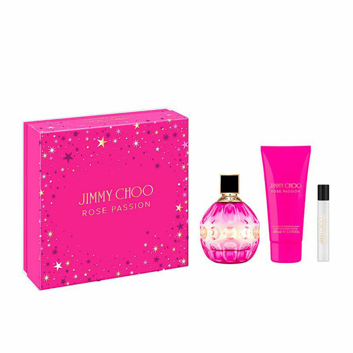 Set de Perfume Mujer Jimmy Choo ROSE PASSION 3 Piezas