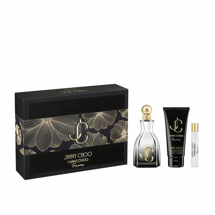 Women's Perfume Set Jimmy Choo I Want Choo Forever 3 Pieces