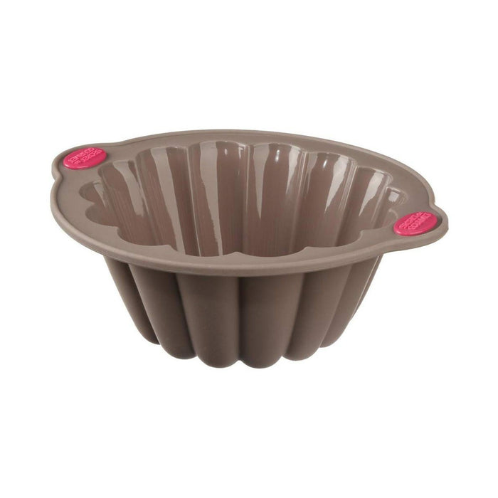 Molde para Tartas Secret de Gourmet Marrón Silicona 22 cm