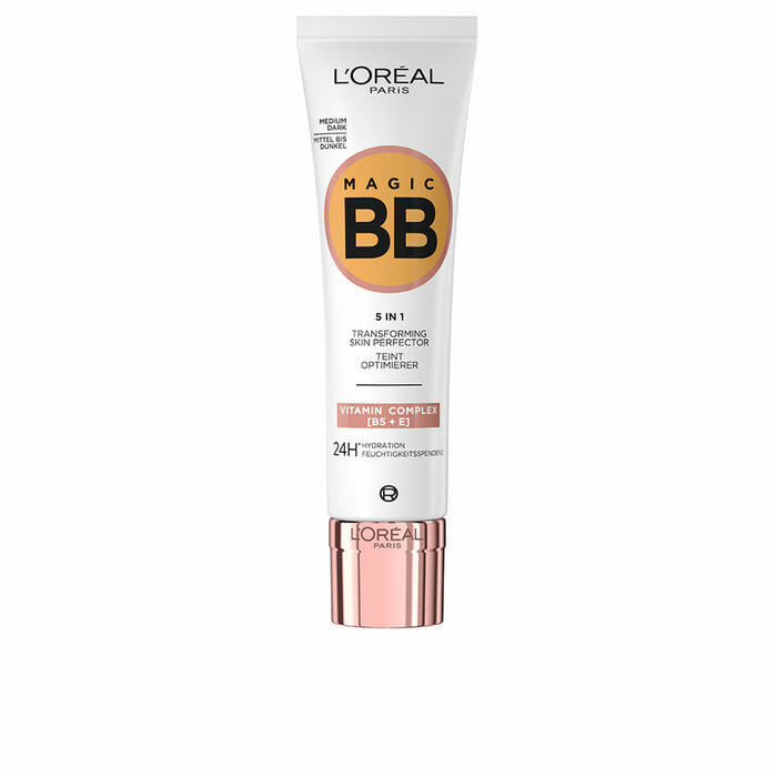 Base de Maquillage Crémeuse L'Oreal Make Up Magic Bb Medium Dark Spf 10 30 ml