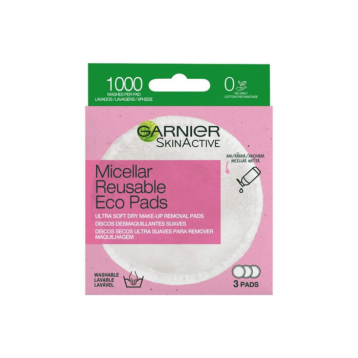 Make-up Remover Pads Garnier Skinactive Washable