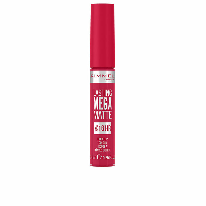 Pintalabios Rimmel London Lasting Mega Matte Líquido Nº 910 Fuchsia flush 7,4 ml