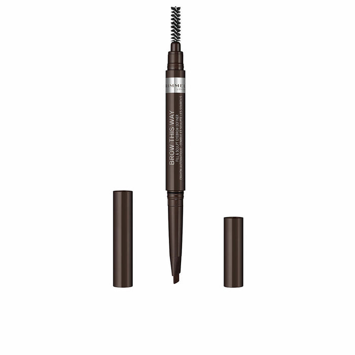 Lápiz de Cejas Rimmel London Brow This Way Nº 03 Dark bown 0,25 g