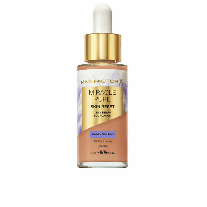 Perfecting Serum Max Factor MIRACLE PURE Nº 60-80 Light to Medium 30 ml