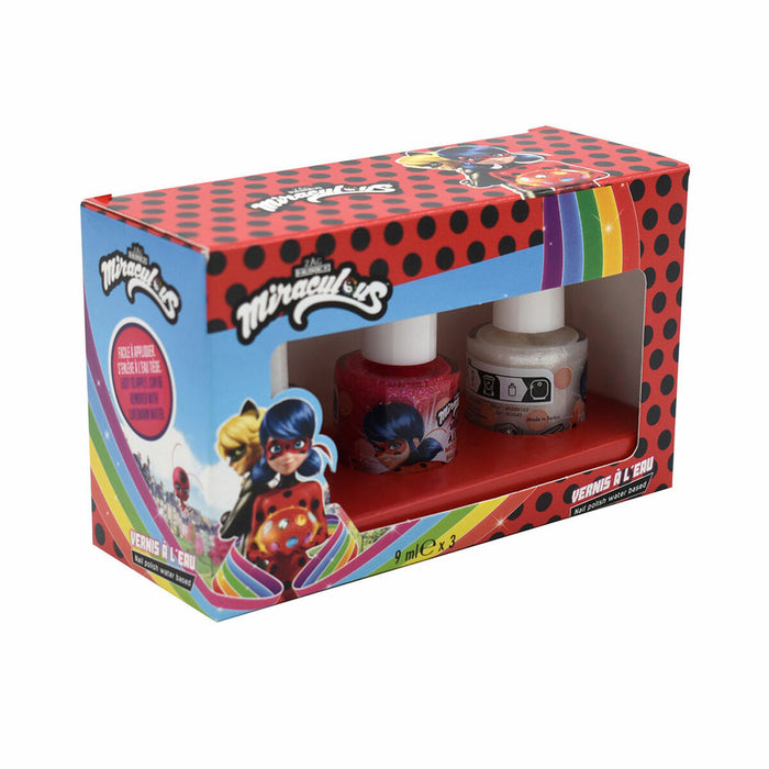 Set de Maquillaje Infantil Lady Bug Miraculous 3 Piezas