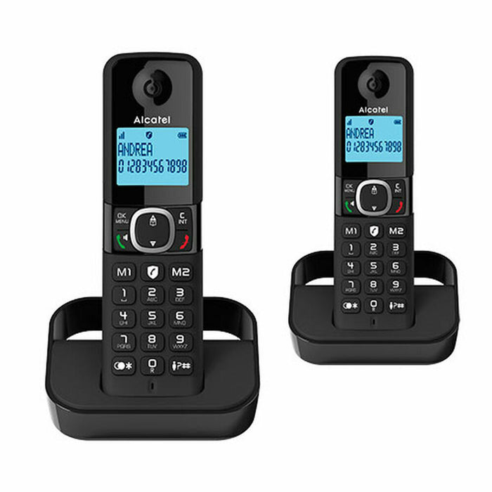 Teléfono Inalámbrico Alcatel F860 DUO Negro