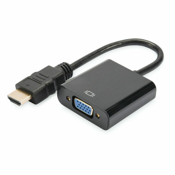 HDMI to VGA Adapter Digitus DIGITUS Convertidor HDMI a VGA Black