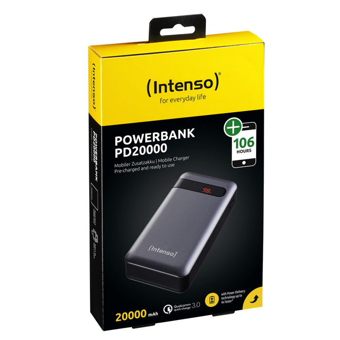 Powerbank INTENSO 7332354 Black Anthracite 20000 mAh