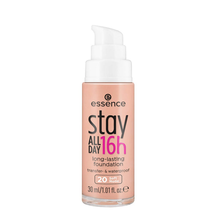 Base de Maquillaje Cremosa Essence Stay All Day 16H 20-soft nude (30 ml)