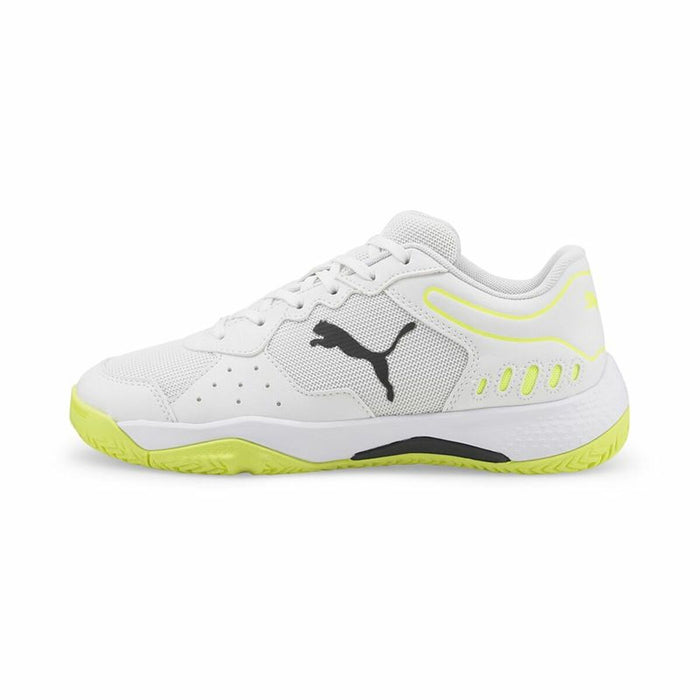 Chaussures de Padel pour Enfants Puma Solarsmash RCT Jaune Blanc