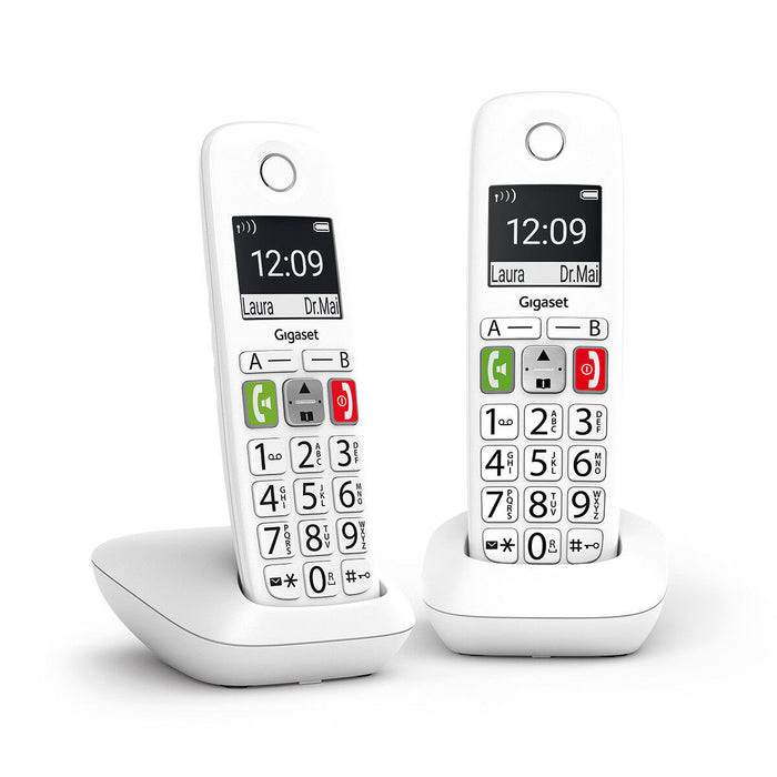 Wireless Phone Gigaset E290 Duo White