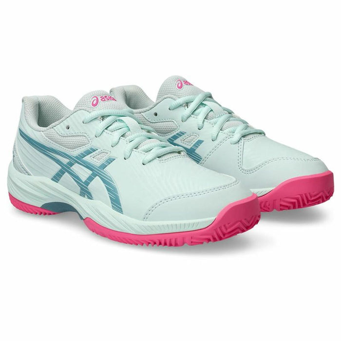 Zapatillas de Padel para Niños Asics Gel-Game 9  Azul claro