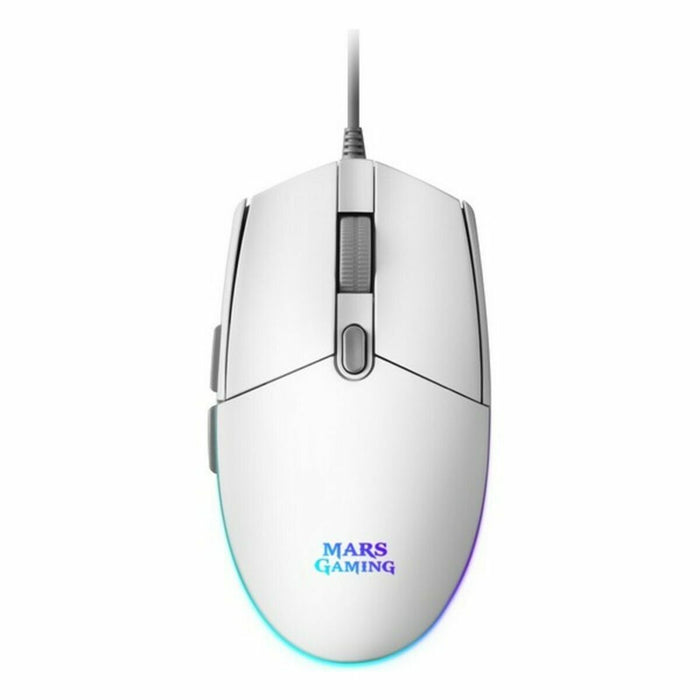 Gaming Mouse Mars Gaming MMGW Blanco