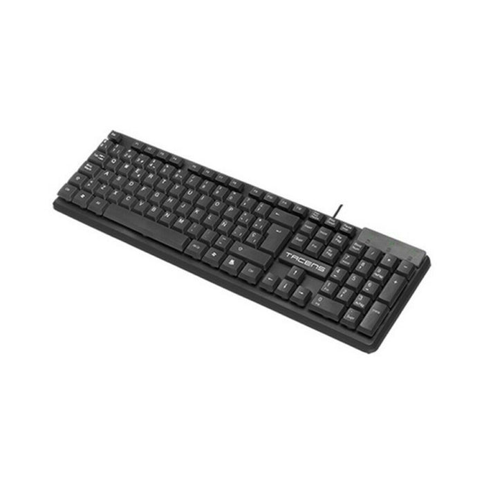 Keyboard and Mouse Tacens ACP0ES Black Spanish Qwerty QWERTY