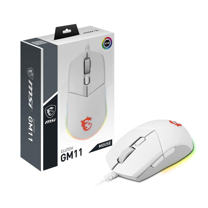 Optical mouse MSI CLUTCH GM11 WHITE