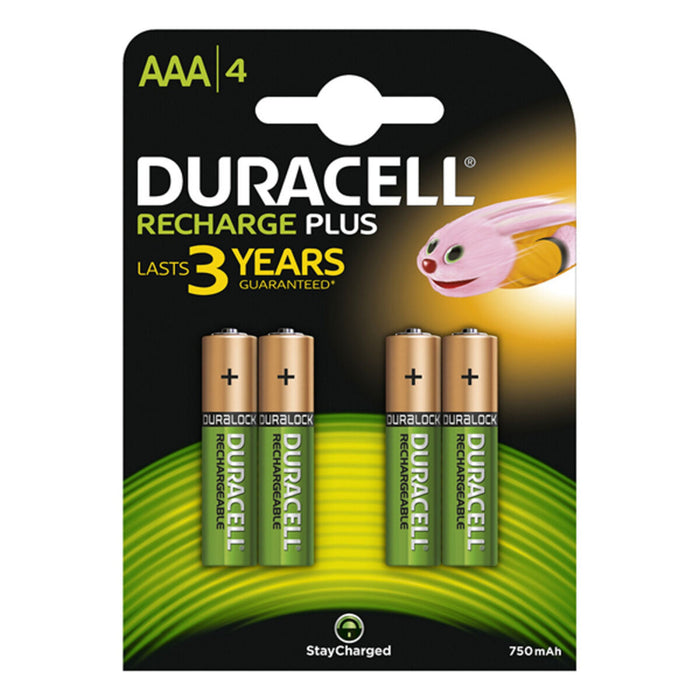 Piles Rechargeables DURACELL AAA (4pcs) 1,2 V