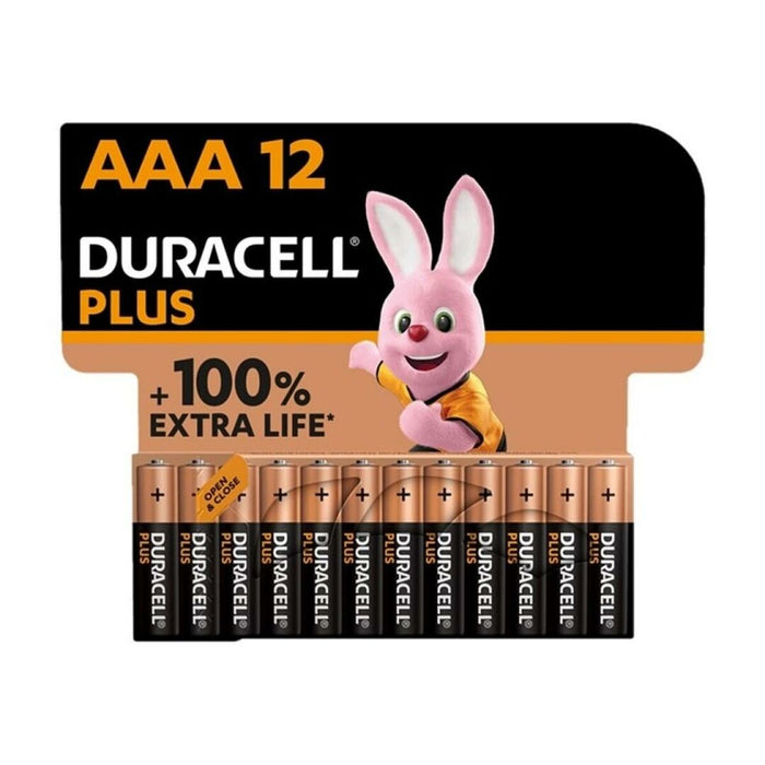 Batteries DURACELL Plus 12 Pièces 1,5 V AAA LR03