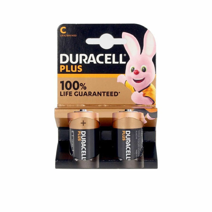 Alkaline Batteries LR14 DURACELL Plus Power (2 uds)