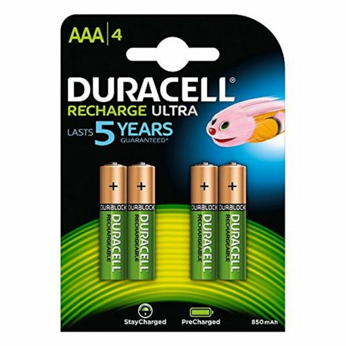 Piles Rechargeables DURACELL DURHR03B4-850STCX5 1,2 V AAA (4 Unités)