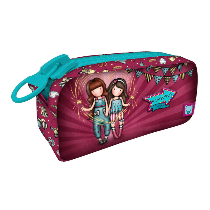 Trousse de Toilette Gorjuss Fireworks Bordeaux 21.5 x 10.5 x 7 cm