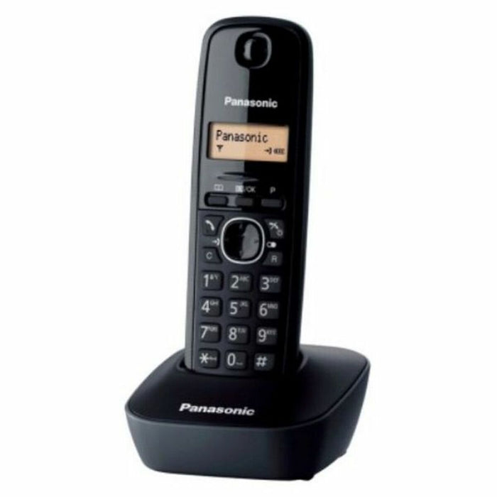 Téléphone Sans Fil Panasonic KXTG1611SPH Noir Ambre