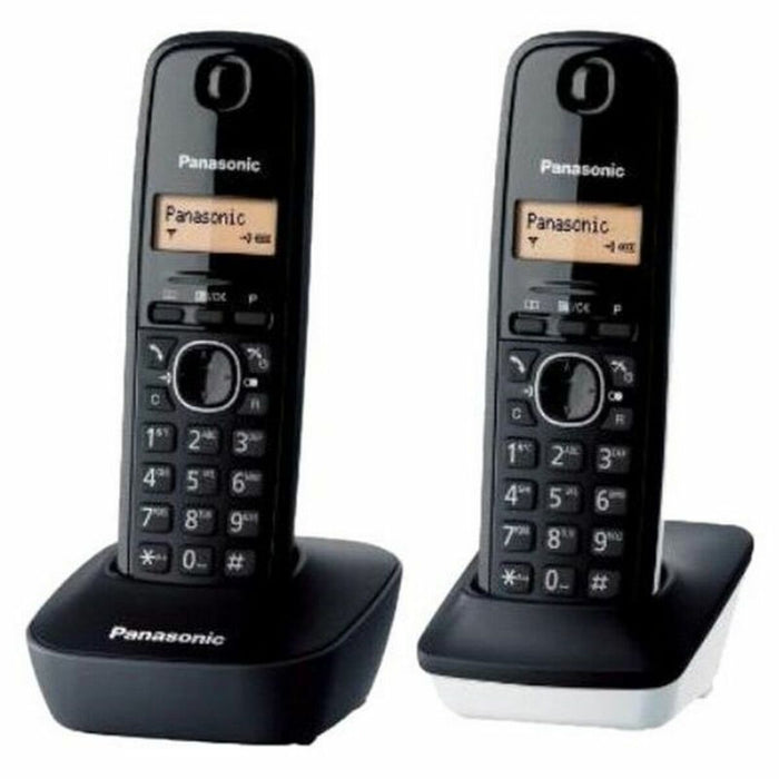 Teléfono Inalámbrico Panasonic KX-TG1612 Negro Negro/Blanco