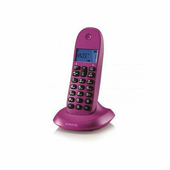 Teléfono Inalámbrico Motorola C1001LB+ Violeta (Reacondicionado A)