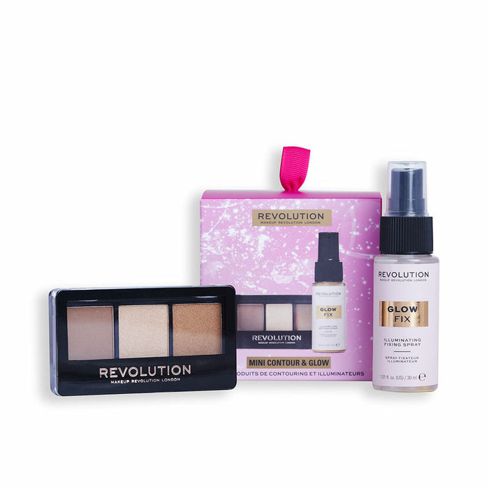 Set de Maquillaje Revolution Make Up Mini Contour & Glow 2 Piezas