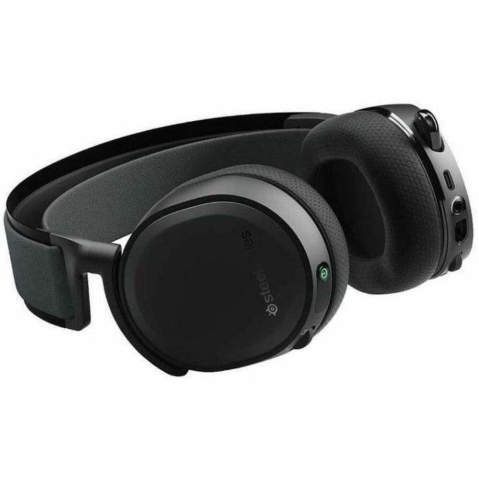 Headphones with Microphone SteelSeries Arctis 7+ Black