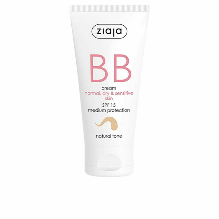 Hydrating Cream with Colour Ziaja Bb Cream Natural Spf 15 50 ml