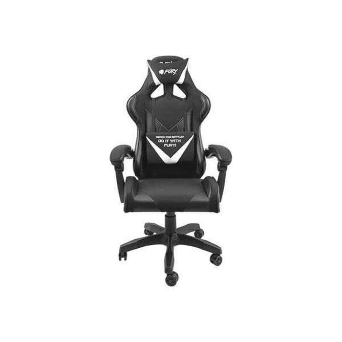 Silla Gaming Fury Avenger L Negro Blanco